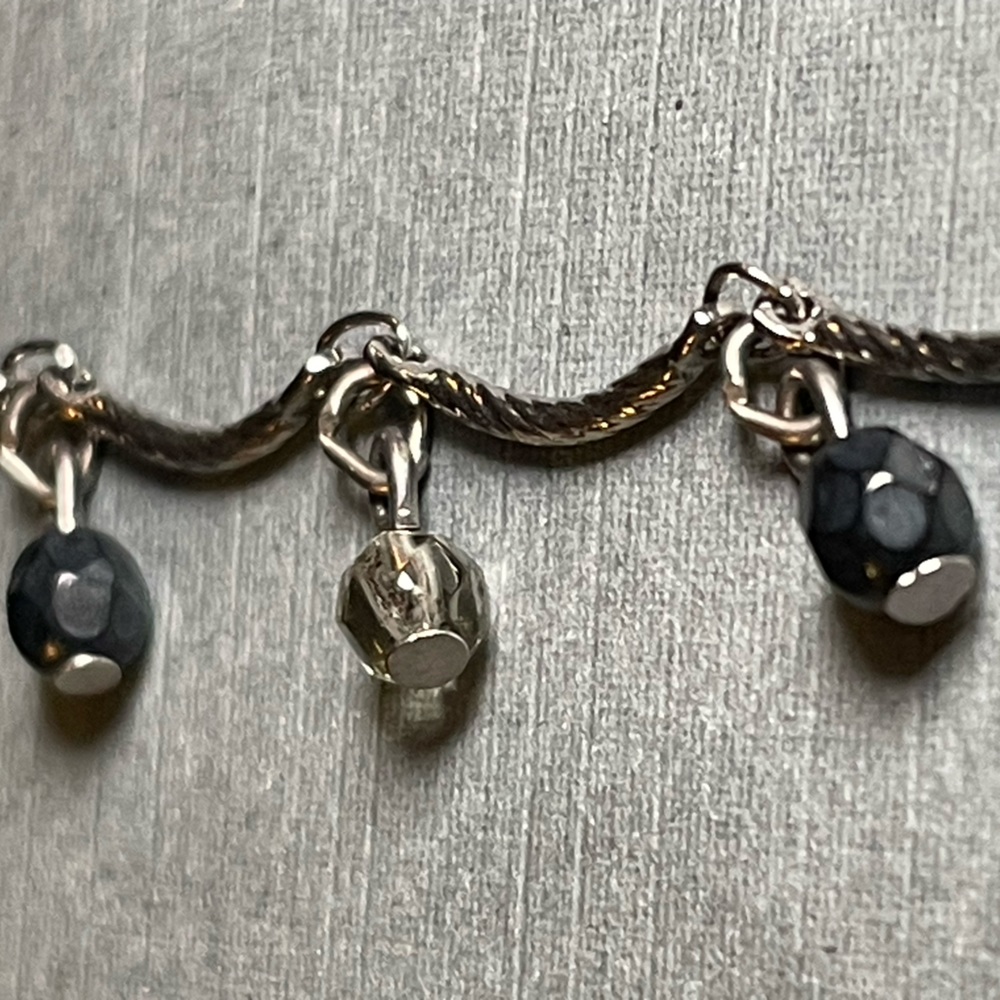Beaded charm bracelet (never worn)